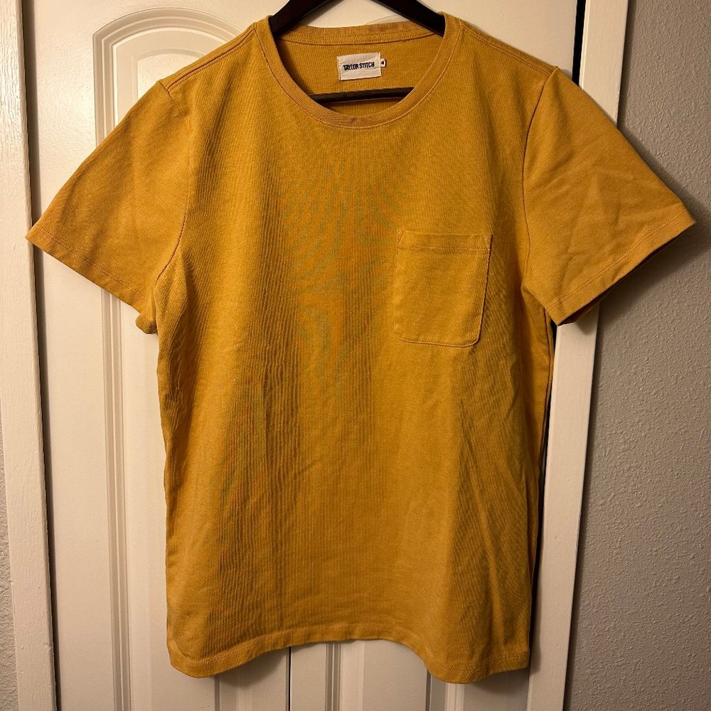 Taylor Stitch | The Heavy Bag Tee | Color: Saffron | Size: 40 (M)